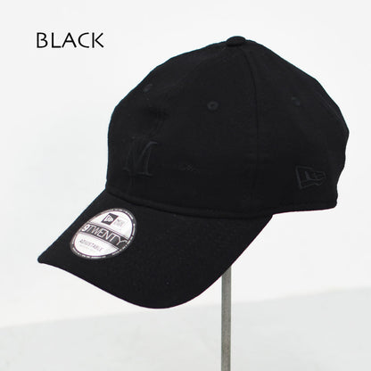MICA&DEAL [マイカアンドディール] MICA×NEW ERA "M"ロゴ刺繍裏毛CAP-9TWENTY [0125410357] マイカ×ニューエラ ウラケキャップ・裏毛キャップ・シンプル・ロゴ・コラボキャップ・9TWENTYモデル・LADY'S [2025AW]