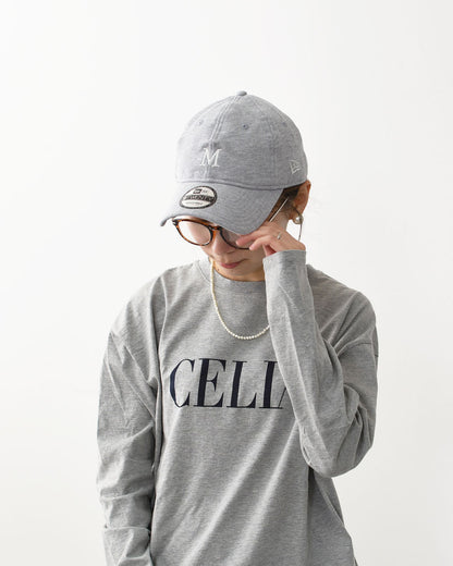 MICA&DEAL [マイカアンドディール] MICA×NEW ERA "M"ロゴ刺繍裏毛CAP-9TWENTY [0125410357] マイカ×ニューエラ ウラケキャップ・裏毛キャップ・シンプル・ロゴ・コラボキャップ・9TWENTYモデル・LADY'S [2025AW]