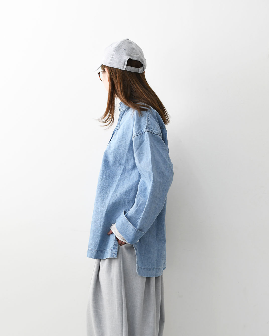 MICA&DEAL [マイカアンドディール] lace up blouse [0126101029] レースアップブラウス・ブラウス・レースアップ・デニムブラウス・デニムシャツ・LADY'S [2026SS]
