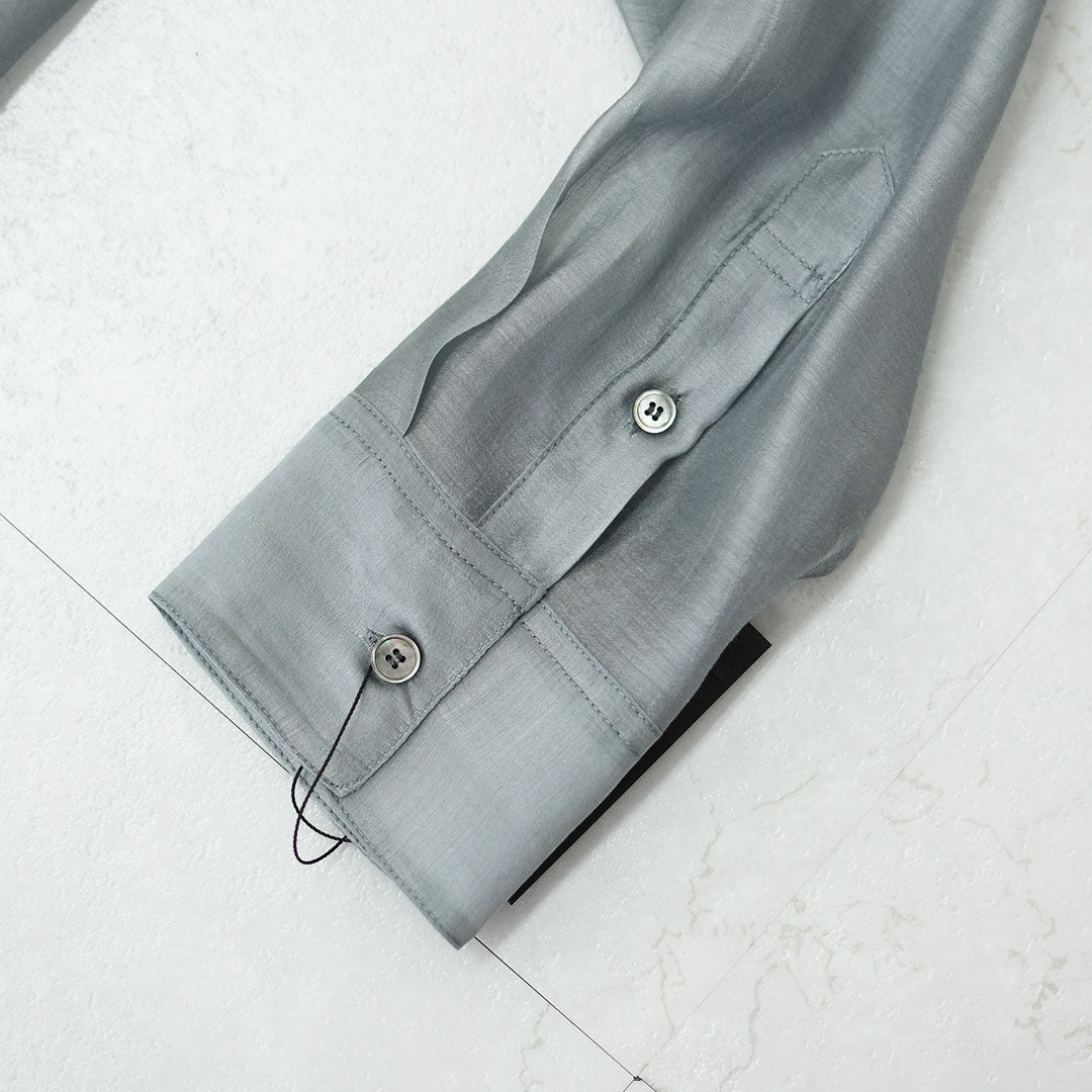 MICA&DEAL [マイカアンドディール] sheer shirt [0126101043] シアーシャツ・オーガンジーシャツ・長袖・シアー・羽織り・LADY'S [2026SS]