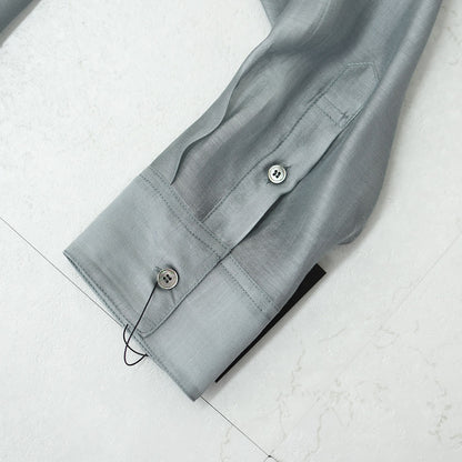 MICA&DEAL [マイカアンドディール] sheer shirt [0126101043] シアーシャツ・オーガンジーシャツ・長袖・シアー・羽織り・LADY'S [2026SS]