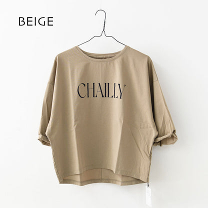 MICA&DEAL [マイカアンドディール] "CHAILLY" print pullover [0126109036] プリントプルオーバー・ゆったりシルエット・カットソー・七分袖・キレイめ・LADY'S [2026SS]