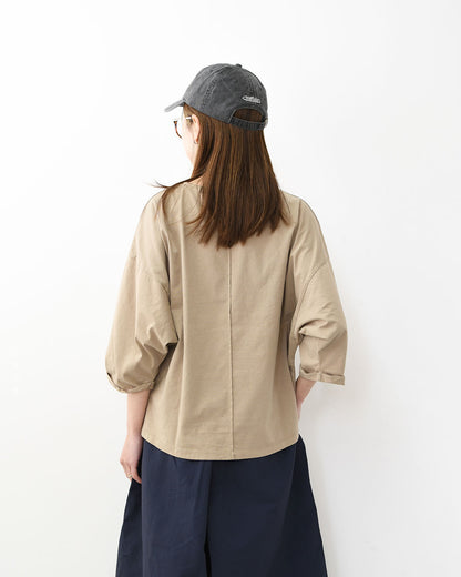 MICA&DEAL [マイカアンドディール] "CHAILLY" print pullover [0126109036] プリントプルオーバー・ゆったりシルエット・カットソー・七分袖・キレイめ・LADY'S [2026SS]