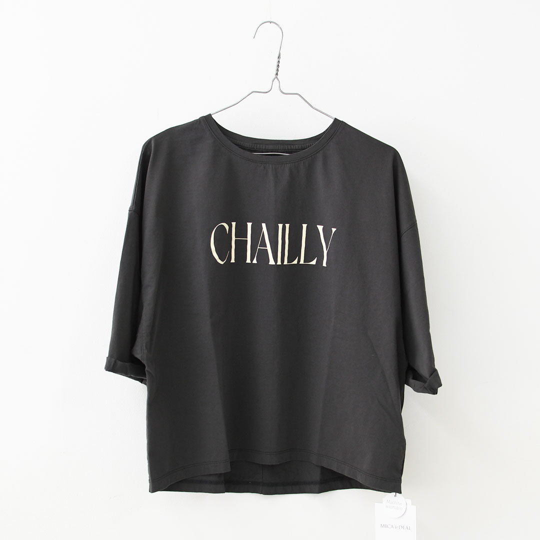 MICA&DEAL [マイカアンドディール] "CHAILLY" print pullover [0126109036] プリントプルオーバー・ゆったりシルエット・カットソー・七分袖・キレイめ・LADY'S [2026SS]