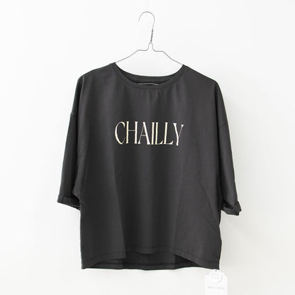 MICA&DEAL [マイカアンドディール] "CHAILLY" print pullover [0126109036] プリントプルオーバー・ゆったりシルエット・カットソー・七分袖・キレイめ・LADY'S [2026SS]