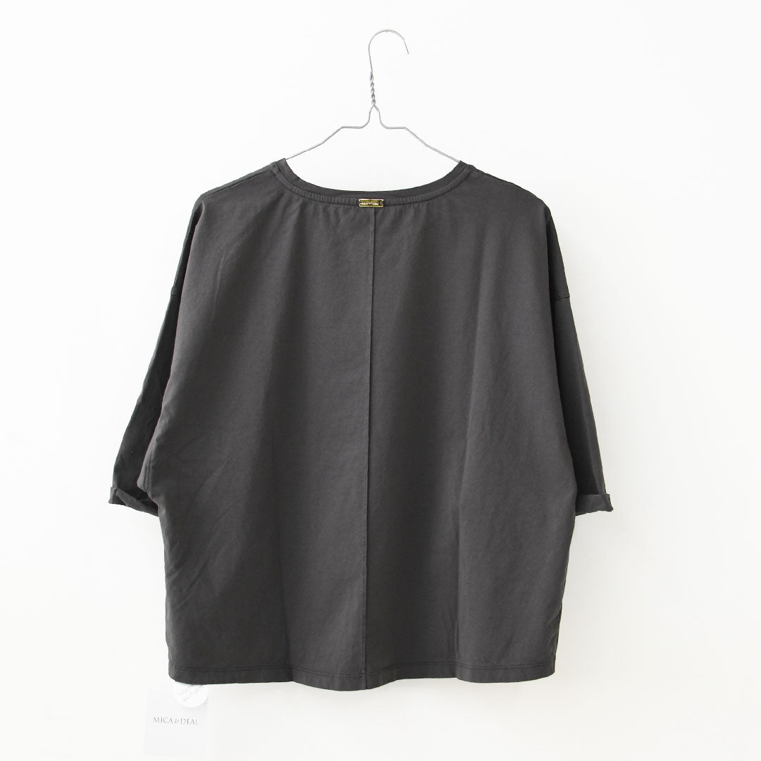 MICA&DEAL [マイカアンドディール] "CHAILLY" print pullover [0126109036] プリントプルオーバー・ゆったりシルエット・カットソー・七分袖・キレイめ・LADY'S [2026SS]