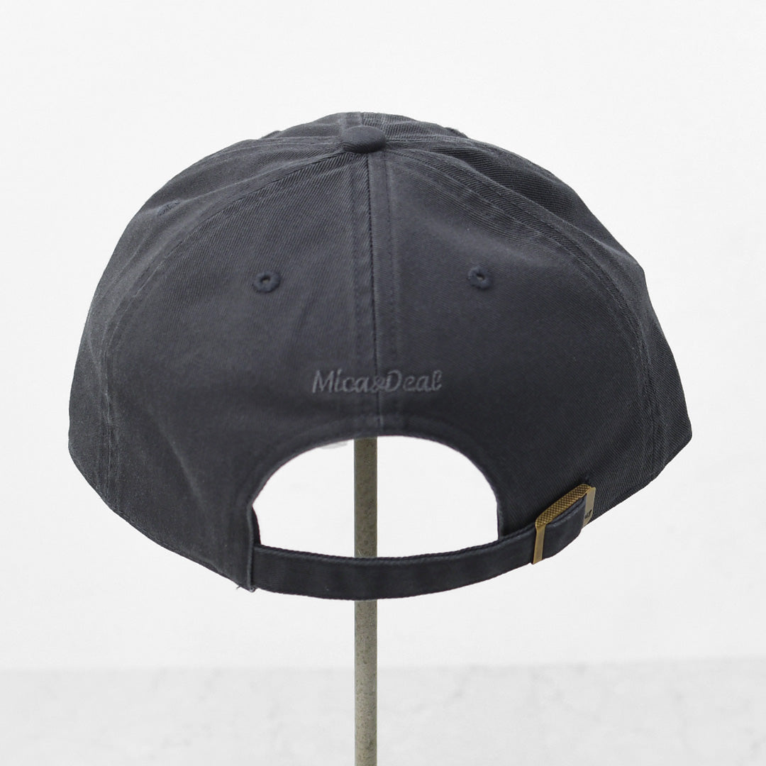MICA&DEAL [マイカアンドディール] '47×MICA&DEAL クリーンナップCAP [0126110063] キャップ・シンプル・アジャスタブルキャップ・コットンキャップ・刺繍キャップ・LADY'S [2026SS]