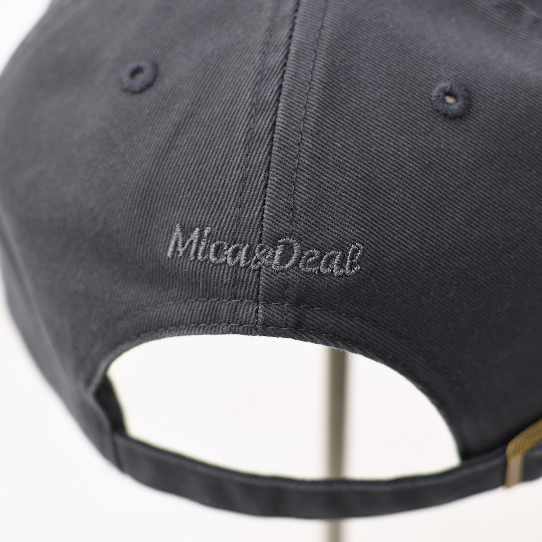 MICA&DEAL [マイカアンドディール] '47×MICA&DEAL クリーンナップCAP [0126110063] キャップ・シンプル・アジャスタブルキャップ・コットンキャップ・刺繍キャップ・LADY'S [2026SS]