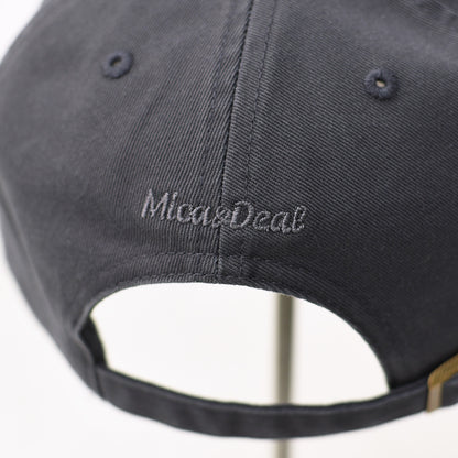 MICA&DEAL [マイカアンドディール] '47×MICA&DEAL クリーンナップCAP [0126110063] キャップ・シンプル・アジャスタブルキャップ・コットンキャップ・刺繍キャップ・LADY'S [2026SS]
