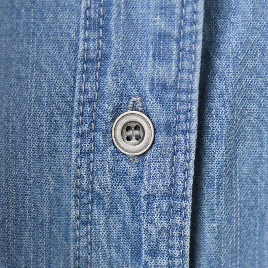 MICA&DEAL [マイカアンドディール] dolman/s denim bl [0126201117] ドルマンスリーブデニムブラウス・オーバーサイズシャツ・デニムブラウス・デニムシャツ・LADY'S [2026SS]