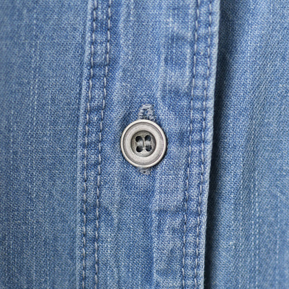 MICA&DEAL [マイカアンドディール] dolman/s denim bl [0126201117] ドルマンスリーブデニムブラウス・オーバーサイズシャツ・デニムブラウス・デニムシャツ・LADY'S [2026SS]