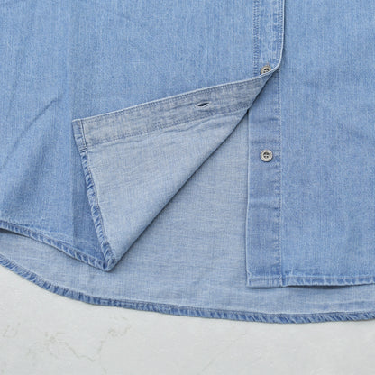 MICA&DEAL [マイカアンドディール] dolman/s denim bl [0126201117] ドルマンスリーブデニムブラウス・オーバーサイズシャツ・デニムブラウス・デニムシャツ・LADY'S [2026SS]