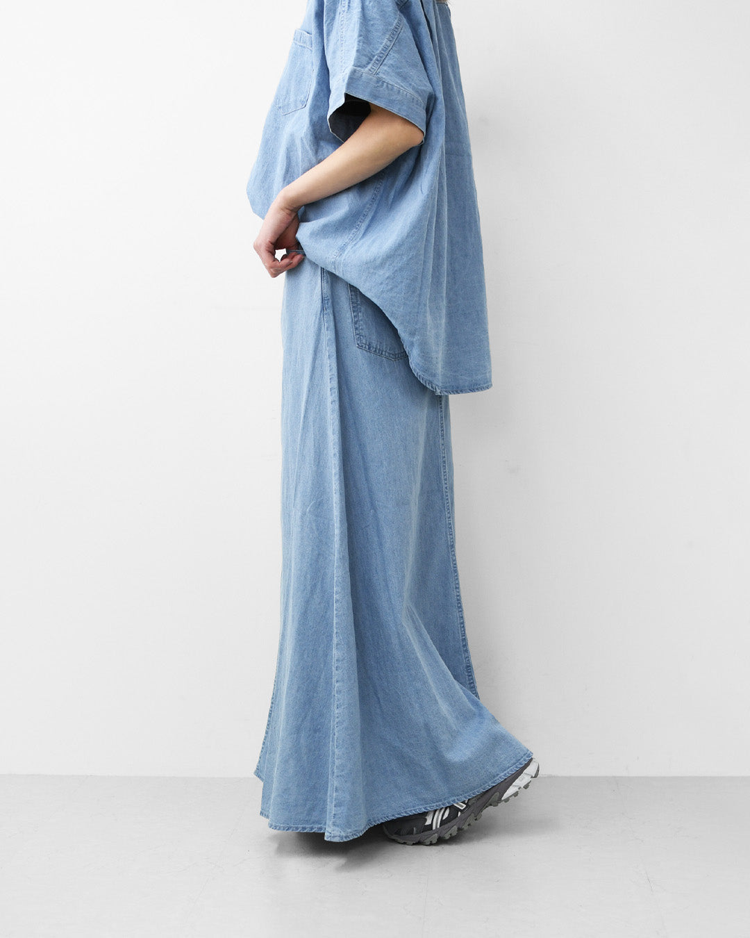 MICA&DEAL [マイカアンドディール] flare denim sk [0126202118] フレアデニムスカート・スカート・フレアスカート・デニムスカート・LADY'S [2026SS]