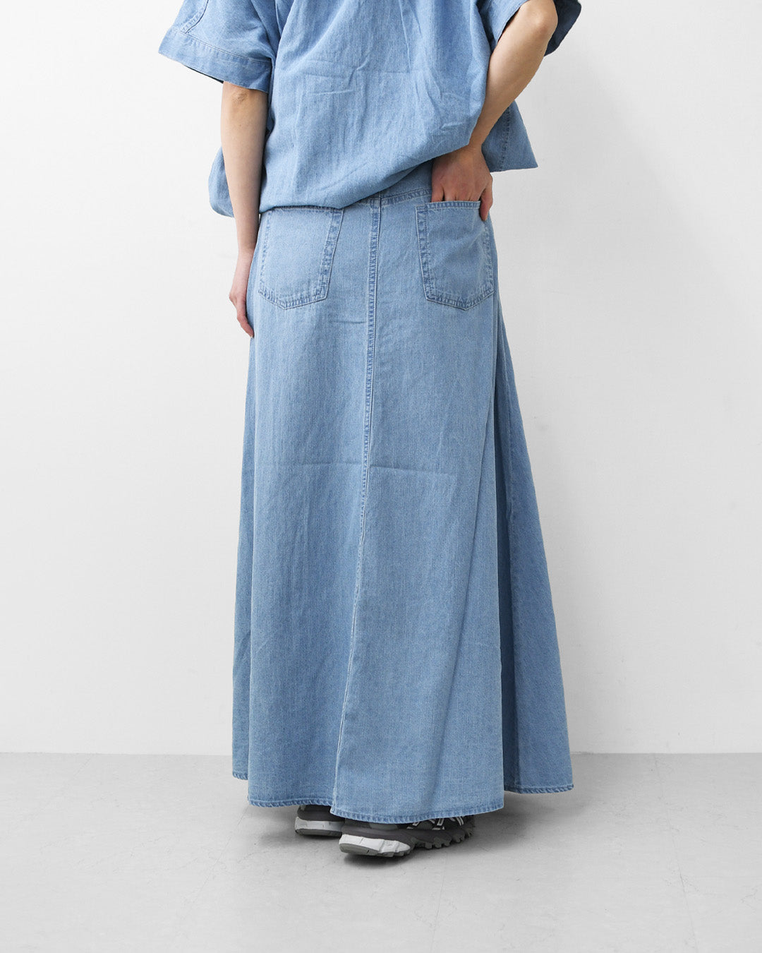 MICA&DEAL [マイカアンドディール] flare denim sk [0126202118] フレアデニムスカート・スカート・フレアスカート・デニムスカート・LADY'S [2026SS]