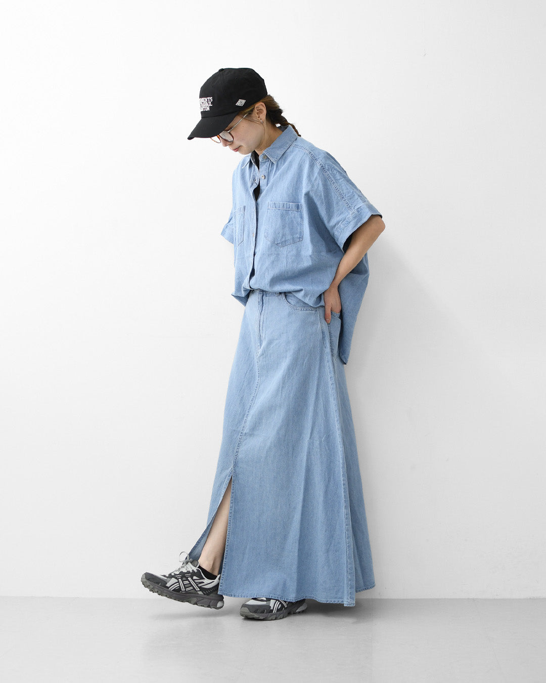 MICA&DEAL [マイカアンドディール] flare denim sk [0126202118] フレアデニムスカート・スカート・フレアスカート・デニムスカート・LADY'S [2026SS]
