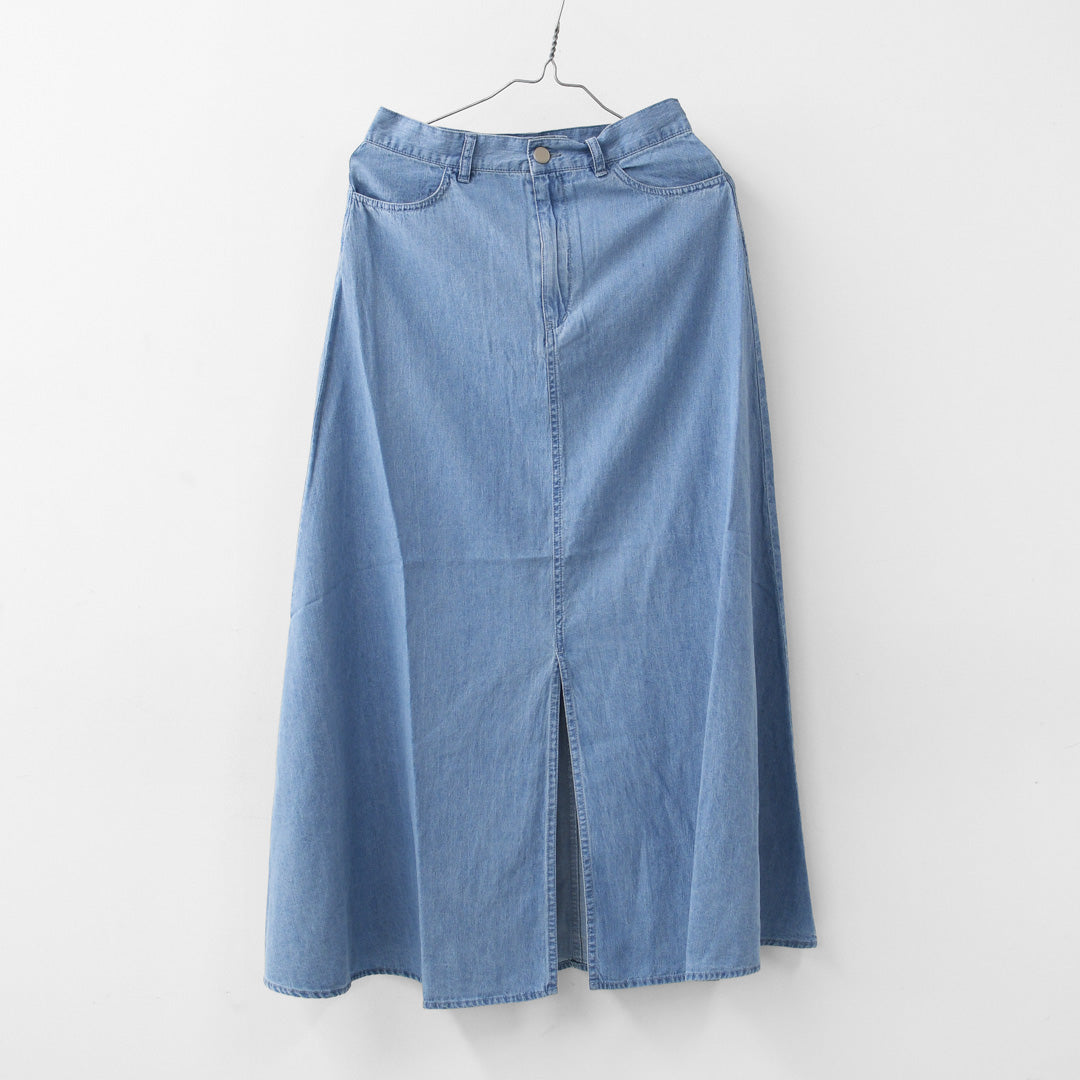 MICA&DEAL [マイカアンドディール] flare denim sk [0126202118] フレアデニムスカート・スカート・フレアスカート・デニムスカート・LADY'S [2026SS]