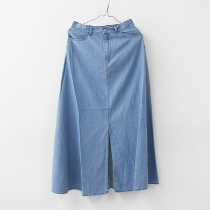 MICA&DEAL [マイカアンドディール] flare denim sk [0126202118] フレアデニムスカート・スカート・フレアスカート・デニムスカート・LADY'S [2026SS]