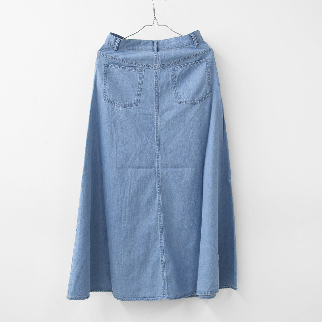 MICA&DEAL [マイカアンドディール] flare denim sk [0126202118] フレアデニムスカート・スカート・フレアスカート・デニムスカート・LADY'S [2026SS]