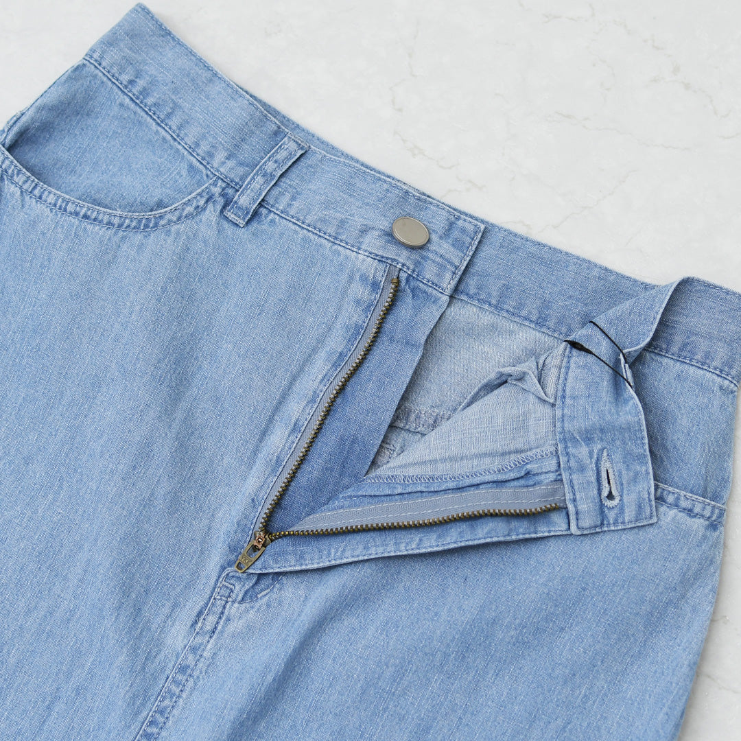 MICA&DEAL [マイカアンドディール] flare denim sk [0126202118] フレアデニムスカート・スカート・フレアスカート・デニムスカート・LADY'S [2026SS]
