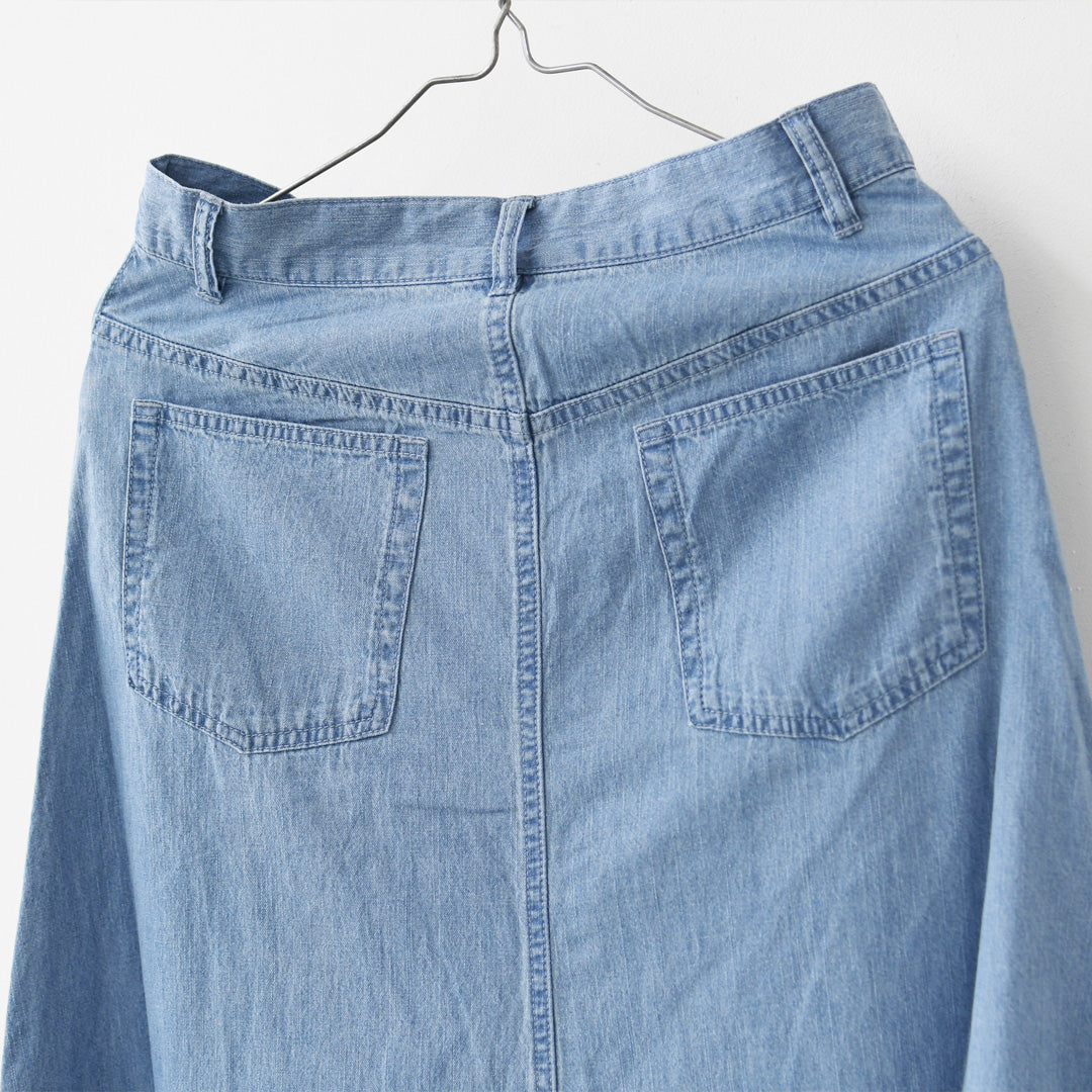 MICA&DEAL [マイカアンドディール] flare denim sk [0126202118] フレアデニムスカート・スカート・フレアスカート・デニムスカート・LADY'S [2026SS]