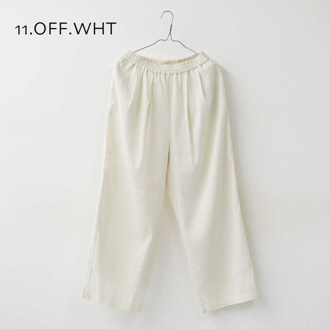 MICA&DEAL [マイカアンドディール] sheer wide pt [0126203108] シアーワイドパンツ・イージーパンツ・タックパンツ・上品・ルーズシルエット・ワイドシルエット・LADY'S [2026SS]