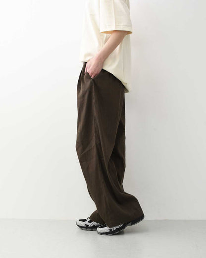 MICA&DEAL [マイカアンドディール] sheer wide pt [0126203108] シアーワイドパンツ・イージーパンツ・タックパンツ・上品・ルーズシルエット・ワイドシルエット・LADY'S [2026SS]