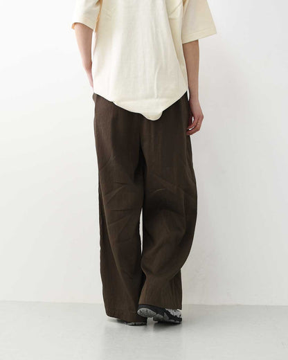 MICA&DEAL [マイカアンドディール] sheer wide pt [0126203108] シアーワイドパンツ・イージーパンツ・タックパンツ・上品・ルーズシルエット・ワイドシルエット・LADY'S [2026SS]
