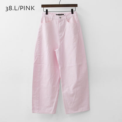 MICA&DEAL [マイカアンドディール] twist color denim pt [0126203121] ツイストカラーデニムコクーンパンツ・デニムパンツ・ルーズシルエット・パンツ・コクーンパンツ・LADY'S [2026SS]