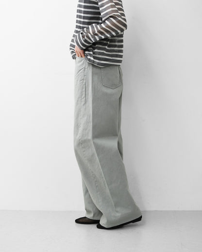 MICA&DEAL [マイカアンドディール] twist color denim pt [0126203121] ツイストカラーデニムコクーンパンツ・デニムパンツ・ルーズシルエット・パンツ・コクーンパンツ・LADY'S [2026SS]