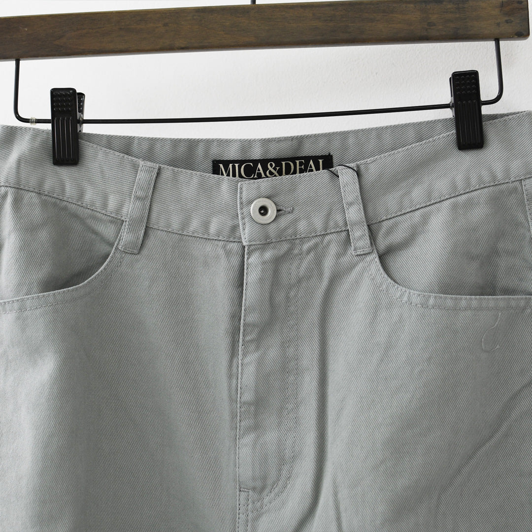 MICA&DEAL [マイカアンドディール] twist color denim pt [0126203121] ツイストカラーデニムコクーンパンツ・デニムパンツ・ルーズシルエット・パンツ・コクーンパンツ・LADY'S [2026SS]