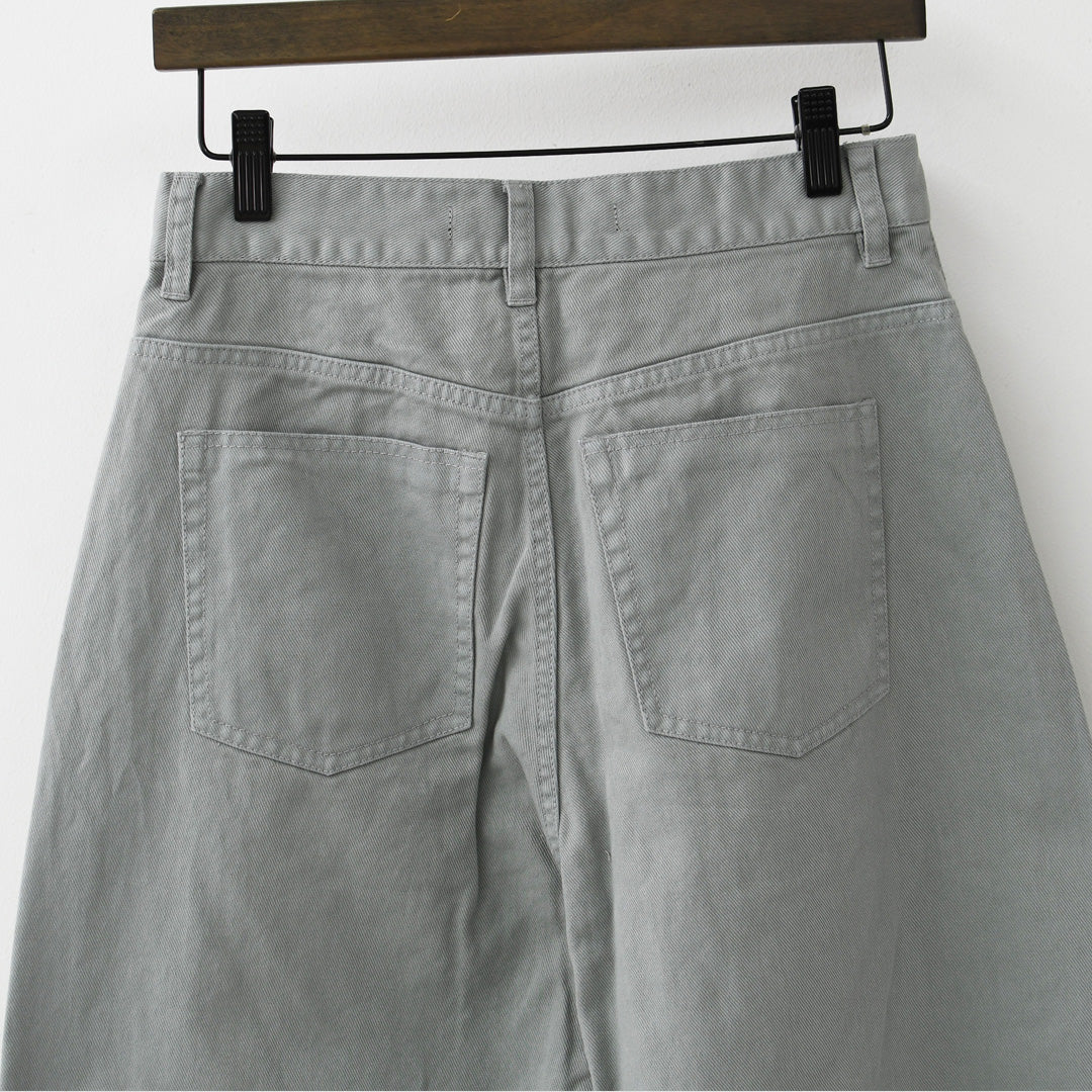 MICA&DEAL [マイカアンドディール] twist color denim pt [0126203121] ツイストカラーデニムコクーンパンツ・デニムパンツ・ルーズシルエット・パンツ・コクーンパンツ・LADY'S [2026SS]