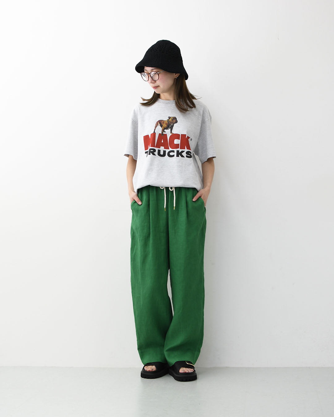 MICA&DEAL [マイカアンドディール] garment dyed linen pt [0126203131] ガーメント ダイド リネン パンツ・製品染めリネンイージーパンツ・リネンパンツ・イージーパンツ・LADY'S [2026SS]