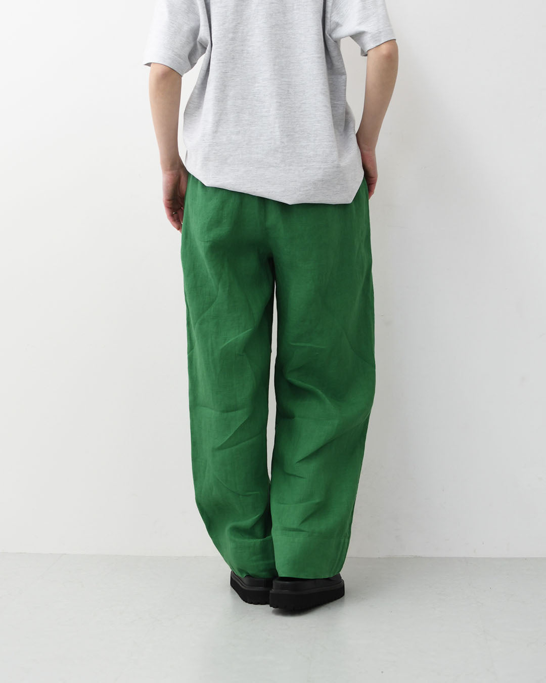MICA&DEAL [マイカアンドディール] garment dyed linen pt [0126203131] ガーメント ダイド リネン パンツ・製品染めリネンイージーパンツ・リネンパンツ・イージーパンツ・LADY'S [2026SS]