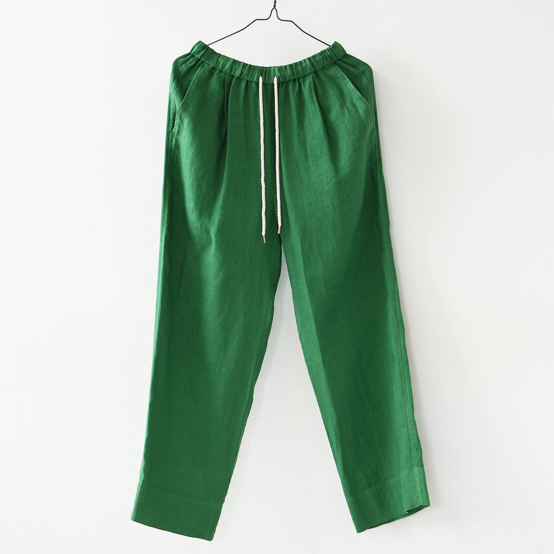 MICA&DEAL [マイカアンドディール] garment dyed linen pt [0126203131] ガーメント ダイド リネン パンツ・製品染めリネンイージーパンツ・リネンパンツ・イージーパンツ・LADY'S [2026SS]
