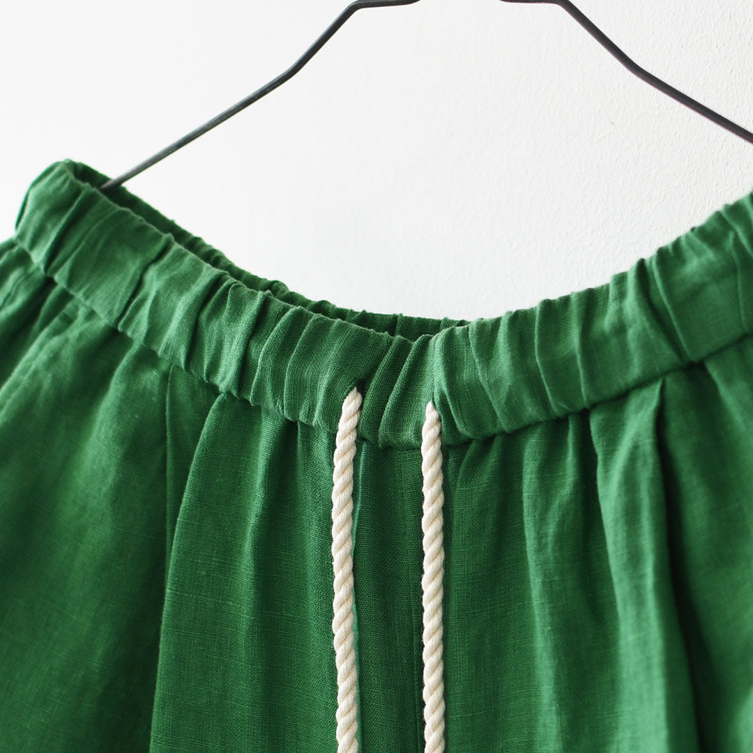 MICA&DEAL [マイカアンドディール] garment dyed linen pt [0126203131] ガーメント ダイド リネン パンツ・製品染めリネンイージーパンツ・リネンパンツ・イージーパンツ・LADY'S [2026SS]