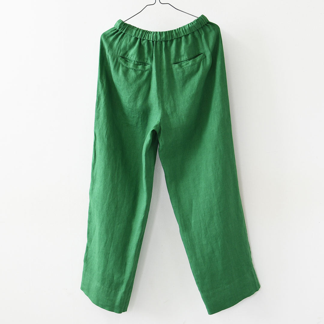 MICA&DEAL [マイカアンドディール] garment dyed linen pt [0126203131] ガーメント ダイド リネン パンツ・製品染めリネンイージーパンツ・リネンパンツ・イージーパンツ・LADY'S [2026SS]