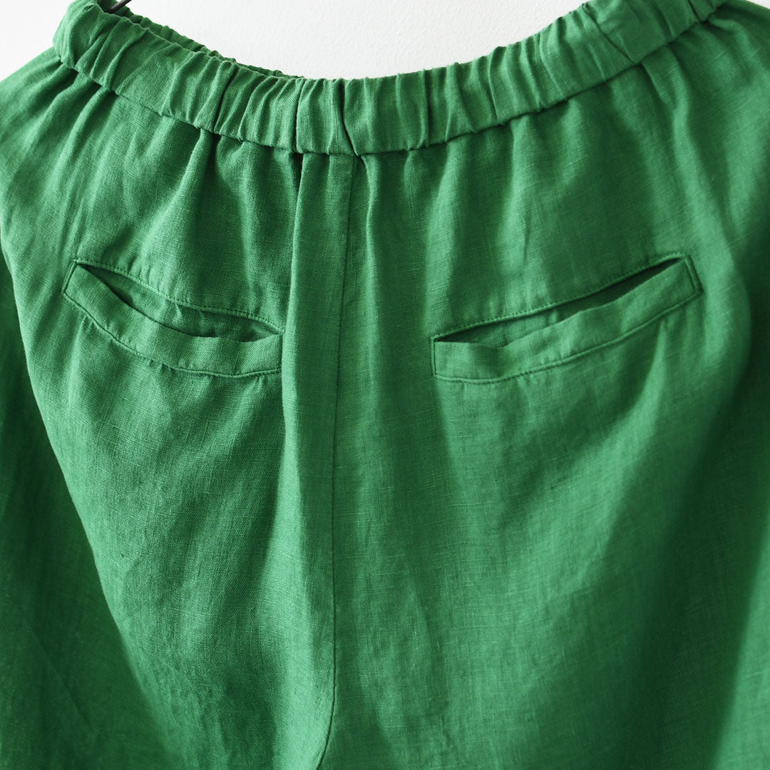 MICA&DEAL [マイカアンドディール] garment dyed linen pt [0126203131] ガーメント ダイド リネン パンツ・製品染めリネンイージーパンツ・リネンパンツ・イージーパンツ・LADY'S [2026SS]