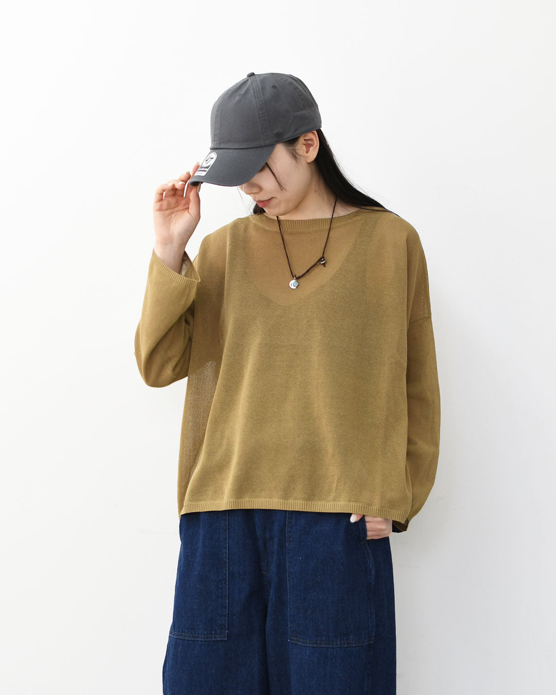 MICA&DEAL [マイカアンドディール] bt/n loose p/o [0126208102] ボートネックニットルーズプルオーバー・ニットプルオーバー・ボートネック・ゆったりシルエット・LADY'S [2026SS]