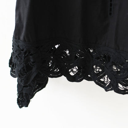 MICA&DEAL [マイカアンドディール] stand collar embroidery bl [0126301080] スタンド カラー バテンレース刺繍 ブラウス・ヴィンテージライク・レース・LADY'S [2026AW]