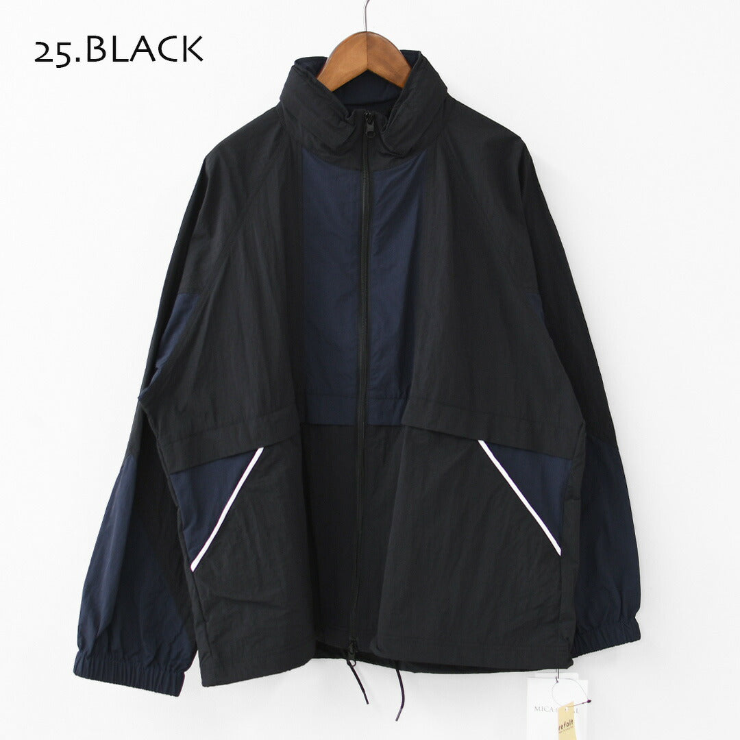 MICA&DEAL [マイカアンドディール] UMBRO collabo bi-color bz [0126306110] アンブロコラボバイカラービーズ・ジャケット・ナイロン製・防寒・アウター・コラボ商品・LADY'S [2026SS]