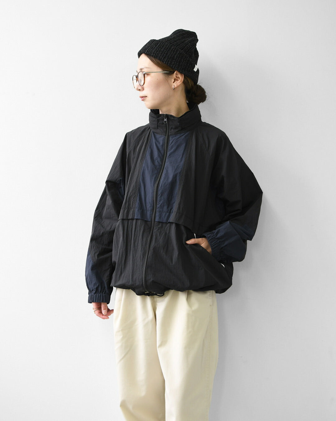 MICA&DEAL [マイカアンドディール] UMBRO collabo bi-color bz [0126306110] アンブロコラボバイカラービーズ・ジャケット・ナイロン製・防寒・アウター・コラボ商品・LADY'S [2026SS]