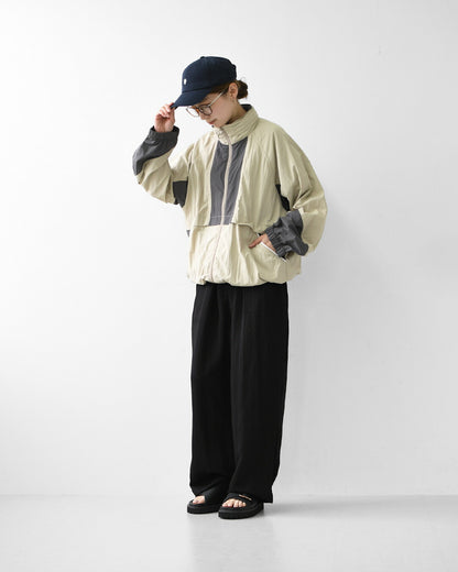 MICA&DEAL [マイカアンドディール] UMBRO collabo bi-color bz [0126306110] アンブロコラボバイカラービーズ・ジャケット・ナイロン製・防寒・アウター・コラボ商品・LADY'S [2026SS]