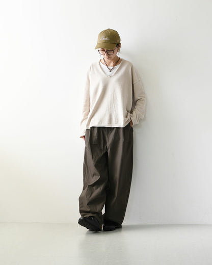 MICA&DEAL [マイカアンドディール] mole knit v/n p/o [0126308077] モールヤーンVネックニット・抜け感・大人っぽい・LADY'S [2026AW]
