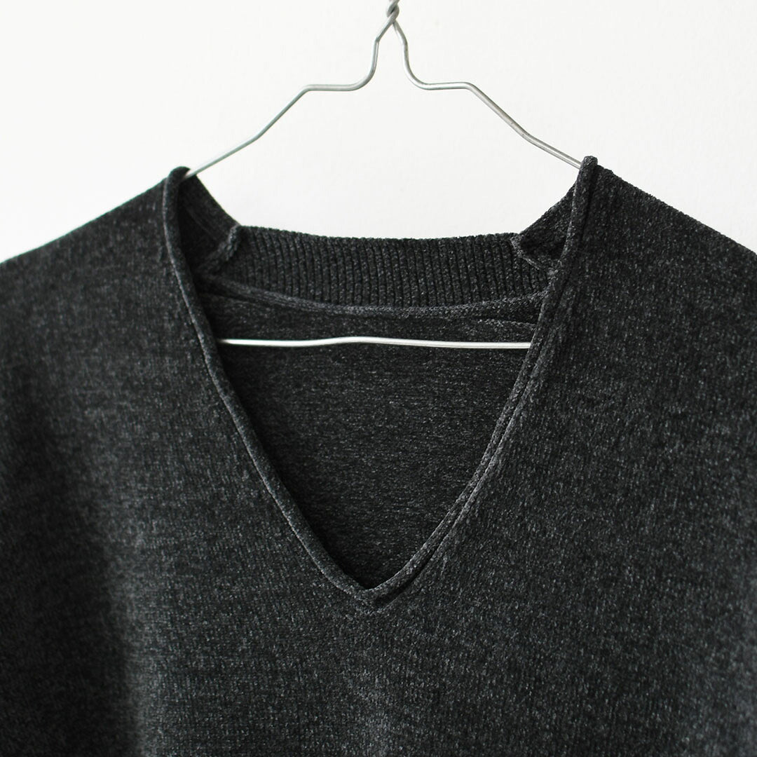 MICA&DEAL [マイカアンドディール] mole knit v/n p/o [0126308077] モールヤーンVネックニット・抜け感・大人っぽい・LADY'S [2026AW]