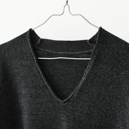 MICA&DEAL [マイカアンドディール] mole knit v/n p/o [0126308077] モールヤーンVネックニット・抜け感・大人っぽい・LADY'S [2026AW]