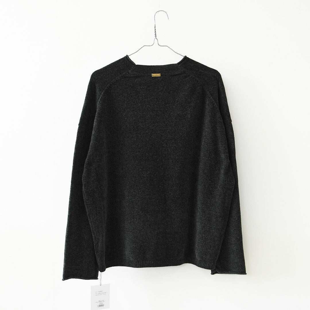MICA&DEAL [マイカアンドディール] mole knit v/n p/o [0126308077] モールヤーンVネックニット・抜け感・大人っぽい・LADY'S [2026AW]