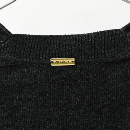 MICA&DEAL [マイカアンドディール] mole knit v/n p/o [0126308077] モールヤーンVネックニット・抜け感・大人っぽい・LADY'S [2026AW]