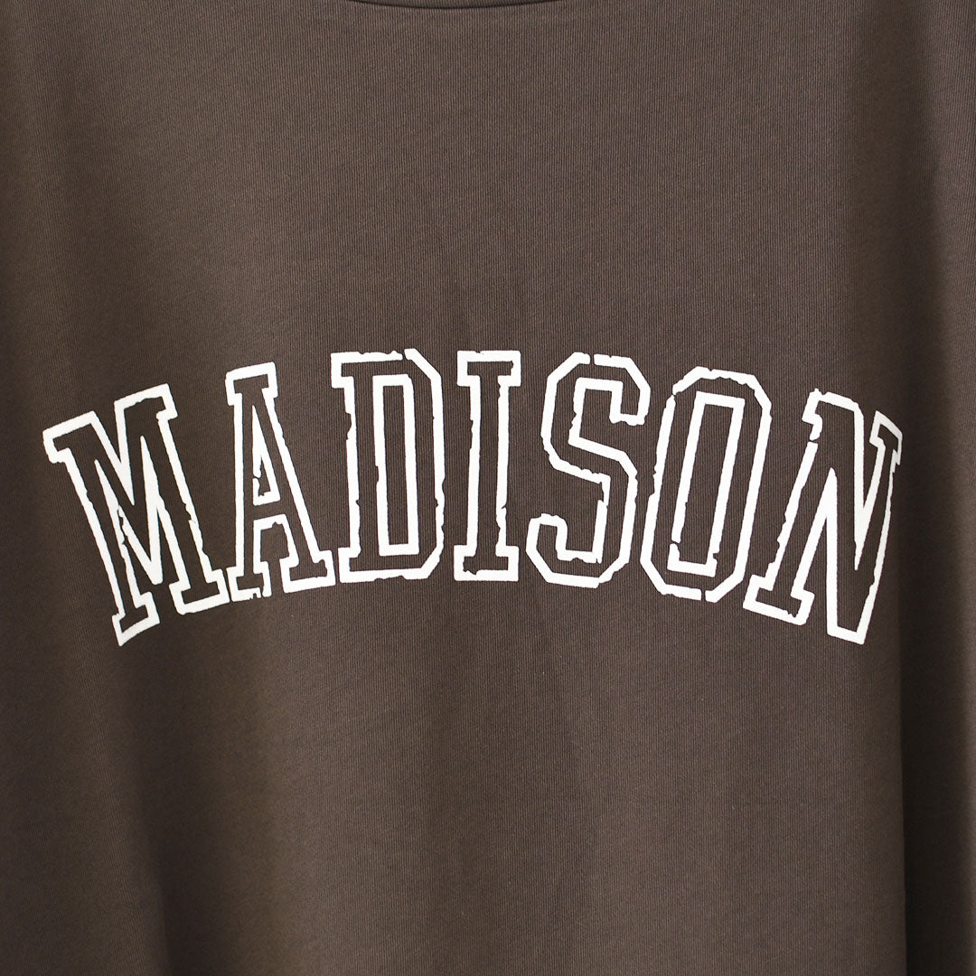 MICA&DEAL [マイカアンドディール] "MADISON" print Tee [0126309064] プリントティー・ゆったりシルエット・カットソー・七分袖・キレイめ・LADY'S [2026AW]