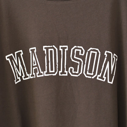 MICA&DEAL [マイカアンドディール] "MADISON" print Tee [0126309064] プリントティー・ゆったりシルエット・カットソー・七分袖・キレイめ・LADY'S [2026AW]
