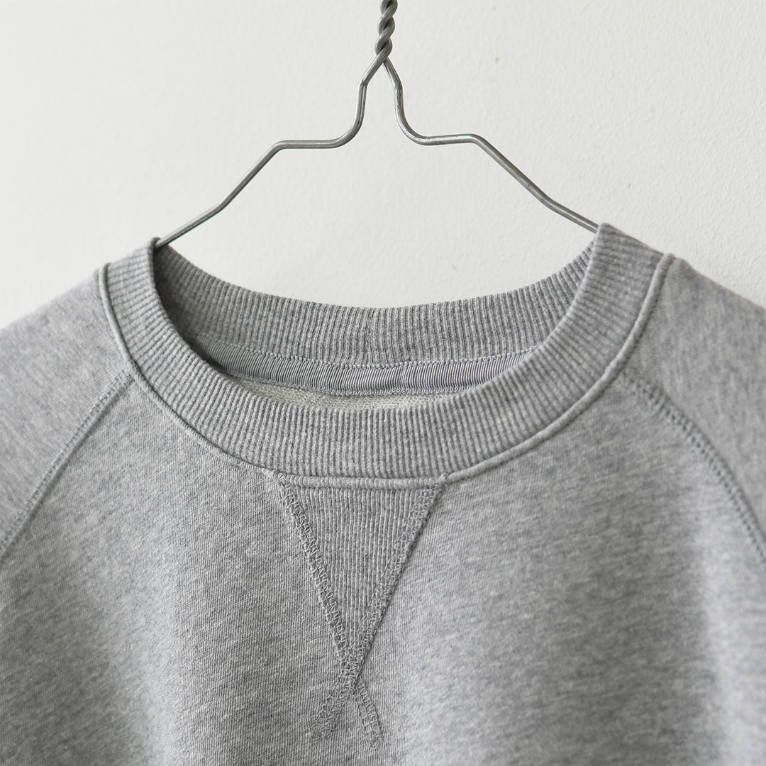 MICA&DEAL [マイカアンドディール] MDL flock pt sweat [0126309089] MDL フロッキーロゴプリントスウェット・裏毛スウェット・ナチュラル・ルーズ・プリント・LADY'S [2026AW]